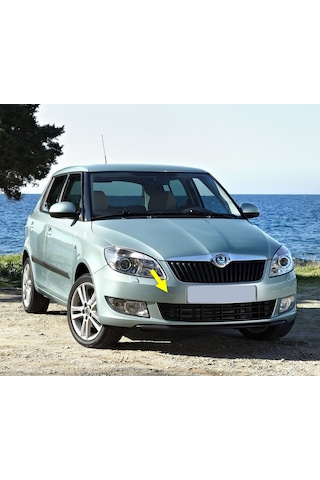 Skoda Fabia 2 Makyaj 11-14 Ön Tampon Çeki Demir Kapağı 5J0807241