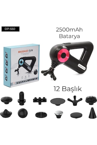 12 Başlıklı Masaj Aleti Açık Bej