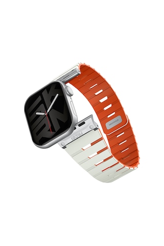 Watch 40mm Skinarma Gemini Serisi Tpu Magnetik Silikon Kordon Su Yeşil Su Yeşil