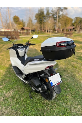 Giza Motosiklet Çantası 33 Lt Metalik Beyaz