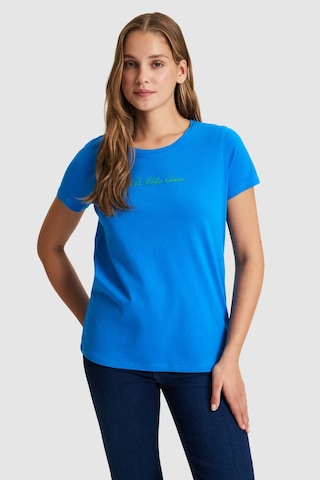 U.s. Polo Assn. Kadın Kobalt Tişört Basic 50323450-vr077