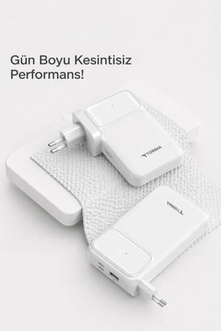 Yedek Güç Telefon Enerjisi Kablolu Şarj 20000 Mah Type-c Lightning Powerbank Trm-1027 22,5w Diğer