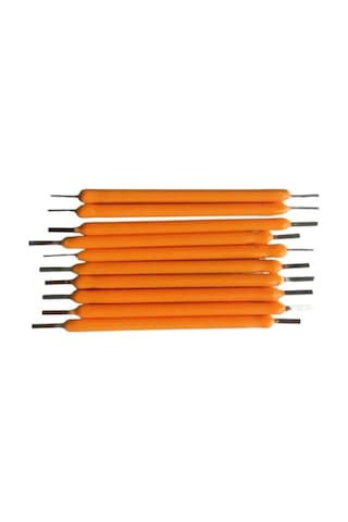 3v 38mm Led Kırmızı Filament Retro Tungsten Led 10 Adet
