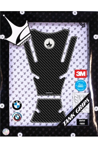 Bmw F800 2025 İle Uyumlu Kaydırmaz 6d Karbon 21 Parça Tank Pad Seti Gc71 KARBON