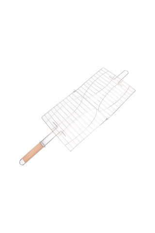 Barbekü İçin Yapışmaz Saplı Paslanmaz Çelik Izgara Filesi, Balık Ve Et İçin Izgara Filesi