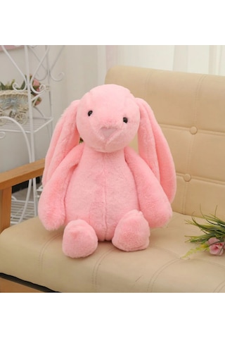 Uyku Arkadaşım Uzun Kulak Bunny Peluş Tavşan 65 Cm Pembe