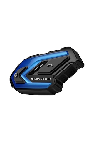 Nukrotech M6 Plus Bluetooth İntercom Mavi