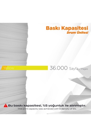 Canon C-exv034 /9455b001 Ir-c1225 / İmageclass Mf810cdn / Mf820cdn Uyumlu  Sarı Drum Ünitesi