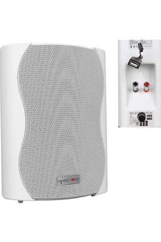 Magicvoice F-lhy5s 5.25 İnç 13.5 Cm Hat Trafolu Duvar Tipi Sütun Okul Cami Hoparlör 20w Rms 180w Peak Mp3 Usb Uyumlu