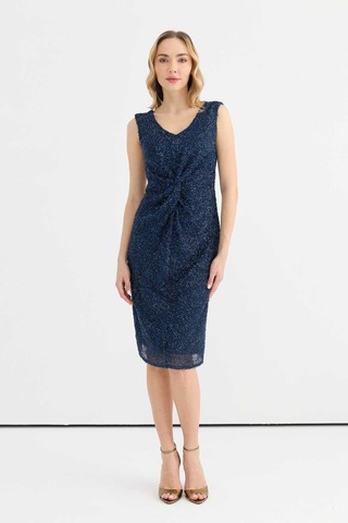 Selen Kadın Elbise 25ysl7650 Lacivert