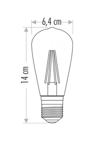 Cata Ct 4353 8w Rustik Led Ampul 3200k Günışığı E27 Duy
