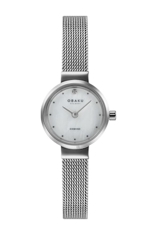 Obaku Denmark V313lxcwmc Quartz Çelik Hasır Gri 20 Mm Kadın Kol Saati