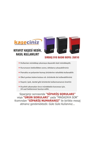 Kaşeciniz Sırdaş 910 Baskı Boyu: 26x11 Kıyafet Kaşesi Okul Kaşesi Öğrenci Kaşesi Kreş-anaokulu-ilkokul Kumaş Elbise Kaşesi Okul Kıyafet Kaşesi Diğer