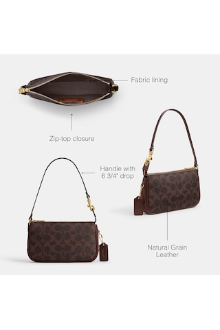 Coach Plaza Bag Kadın Omuz Çantası Acı Kahverengi