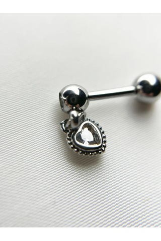 İ&beauty Kalp Şeklinde Kulak Piercing 434115374 Gümüş