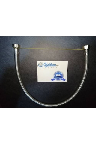 Klozet Rezervuar Su Bağlanti Hortumu 3-8-3-8 80 Cm Çelik Flex Klozet Rezervuar Su Bağlanti Hortumu 3-8-3-8 80 Cm Çelik Flex