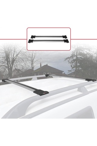 Accessorypart Dacia Dokker 2012 Ve Sonrası İle Uyumlu Fly Model Ara Atkı Tavan Barı Gri