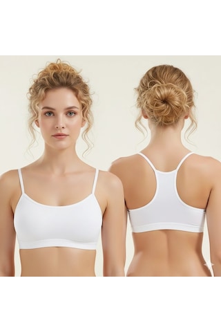 İkikareshop Dorya Penye Sporcu Bustiyer 1081 Çok Renkli