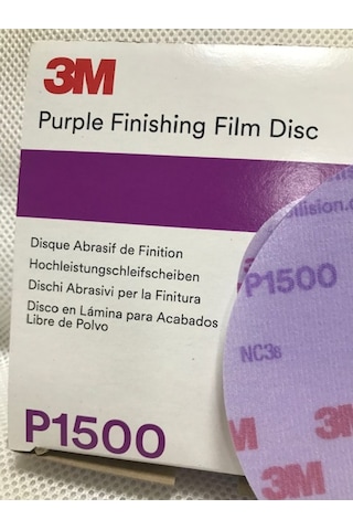 3M 30667 Hookit 1500 Deliksiz Dsik Zımpara 150Mm 1 Ad.