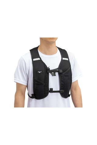 Mesh Backpack Unisex Koşu Çantası Siyah Çok Renkli