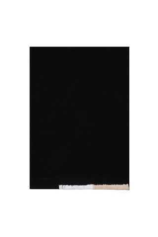 Beord Siyah %100 Pamuk Bisiklet Yaka Tişört B15411550