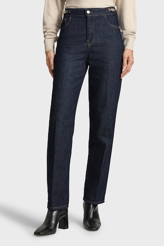 Emporio Armani Pamuklu Yüksel Bel Düz Paça Jeans Kadın Kot Pantolon Ew003498 Af18421 Mb001 Lacivert