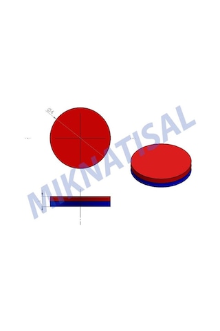 6X1Mm Silindir (Disk) Güçlü Neodyum Mıknatıs 100 Adet