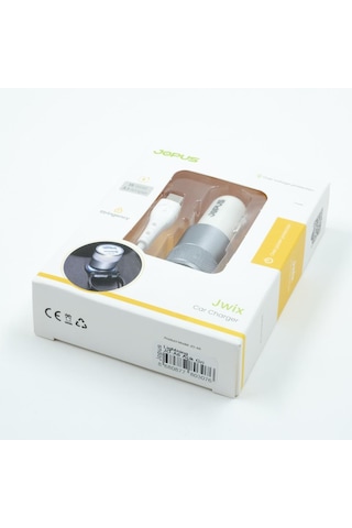 JOPUS Type C Araç Sarji JO-A6 Jwix 2in1 3100 mAh Açik Gri