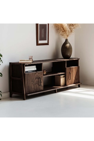 Woodesk Viento, Ahşap, Dolap Ve Konsol, 170x60, Ceviz Renk