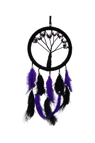 Mor İncili Hayat Ağacı Dream Catcher Diğer