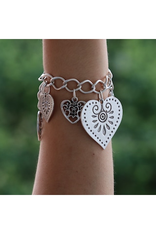 Primerocollection Gümüş Kaplama Bileklik N11.67964 Gri