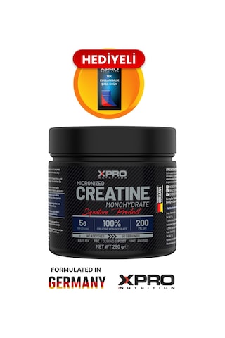 Xpro Nutrition Creatine Monohydrate 250gr - Aromasız Xpro Nutrition Creatine Monohydrate 250gr - Aromasız