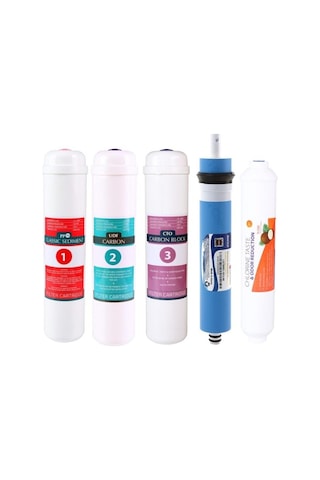 Su Arıtma 5 Li Filtre Tam Set