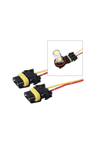Sones 2 Adet H8/h11 Araba Oto Led Ampul Soket Tutucu
