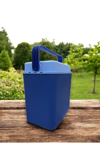 Blue Safari Buzluk 24 Lt Coolbox Taşınabilir Soğutucu Mavi - Yeşil