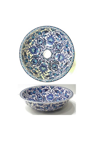 Can Seramik - El Yapımı Iznik Çini Lavabo