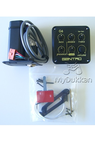 Gentro G6 4 Band Ekolayzer ve Saz için Eşik Altı Manyetik