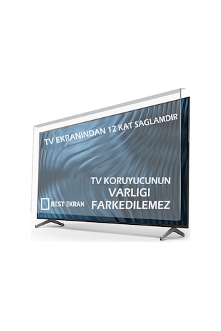 TCL Uyumlu 58p733 Tv Ekran Koruyucu - TCL Uyumlu 58" İnç 146 Ekran 4k Google Tv Koruyucu