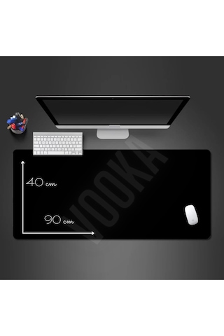Togo Gaming Siyah Oyuncu Mousepad 90 40 Xxl Gamer Kaymaz Mousepad Oyuncu Waterprof Yerli Üretim