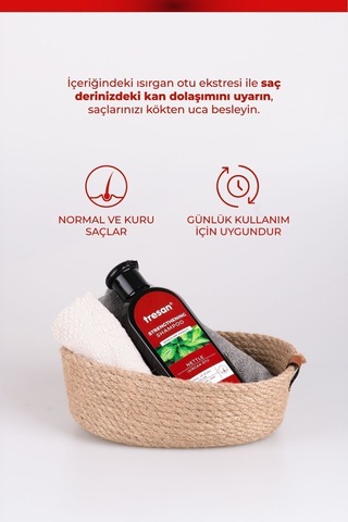 Isırgan Otu Dökülme Karşıtı & Güçlendirici Bakım Şampuanı Normal Ve Kuru Saçlar 300 Ml X2