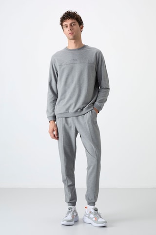 Tommy Life Keith Gri Melanj Basic Erkek Eşofman Takım - 85231 GRİ MELANJ