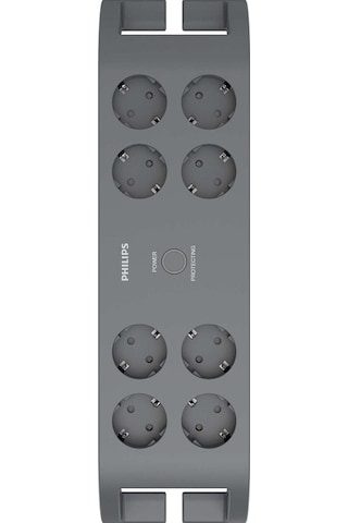 Philips Spn3180a/62 Akım Korumalı Priz 8'li 2m 900j Çocuk Güvenliği Çıkışı 2 M
