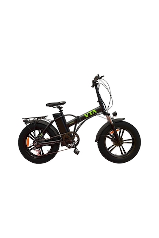 Vb2 Pro - 20 İnç Elektrikli Bisiklet - 7 Vites Katlanabilir Yapı İle Şehir İçi Ulaşım İçin İdeal Siyah