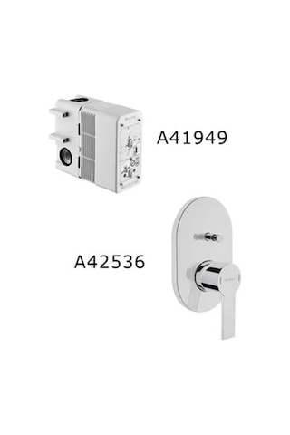 Artema Fold S Ankastre Banyo Duş Takımı Seti Krom
