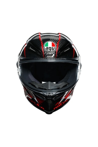 Agv Pista GP RR Performance Carbon Kapalı Kask Kırmızı Siyah