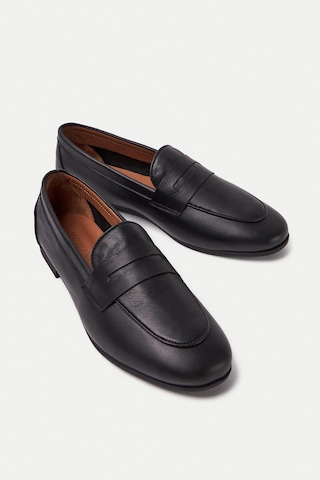 Mubiano Hakiki Deri Collection Kadın Loafer & Babet Siyah -mcmng12103-s Siyah