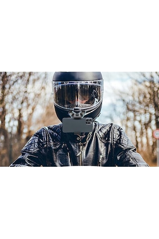 Outfire Telefona Ve Aksiyon Kamera İle Uyumlu Kask Çene Bağlantı