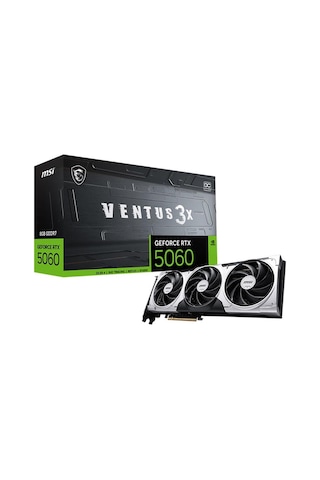 Msi Geforce Rtx5060 8g Ventus 3x Oc 8gb Dlss 4 128bit Nvıdıa Ekran Kartı