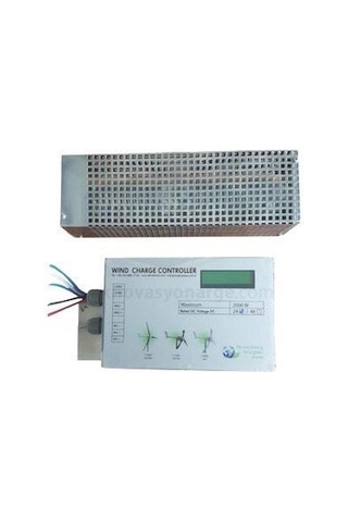 1000 Watt 24v Rüzgar Türbini Yerli Şarj Kontrol Cihazı - 1kw