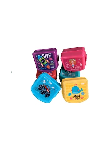 14x9 Cm 4 Bölmeli Beslenbe Kabı 2057 Çok Renkli
